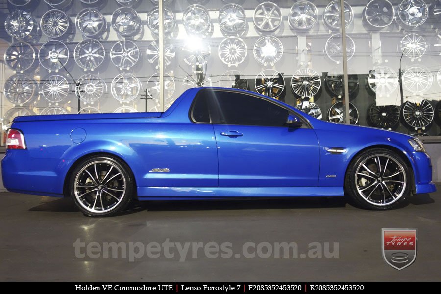 20x8.5 20x9.5 Lenso Eurostyle 7 ES7 on HOLDEN COMMODORE VE