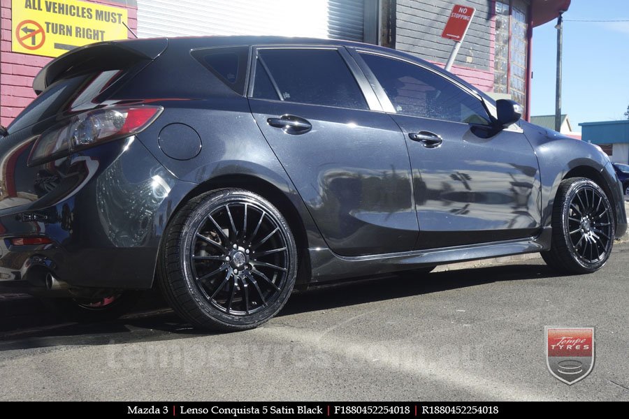 18x8.0 18x9.0 Lenso Conquista 5 SB CQ5 on MAZDA 3