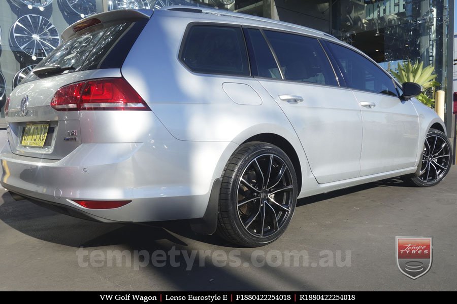 18x8.0 Lenso Eurostyle E ESE on VW GOLF