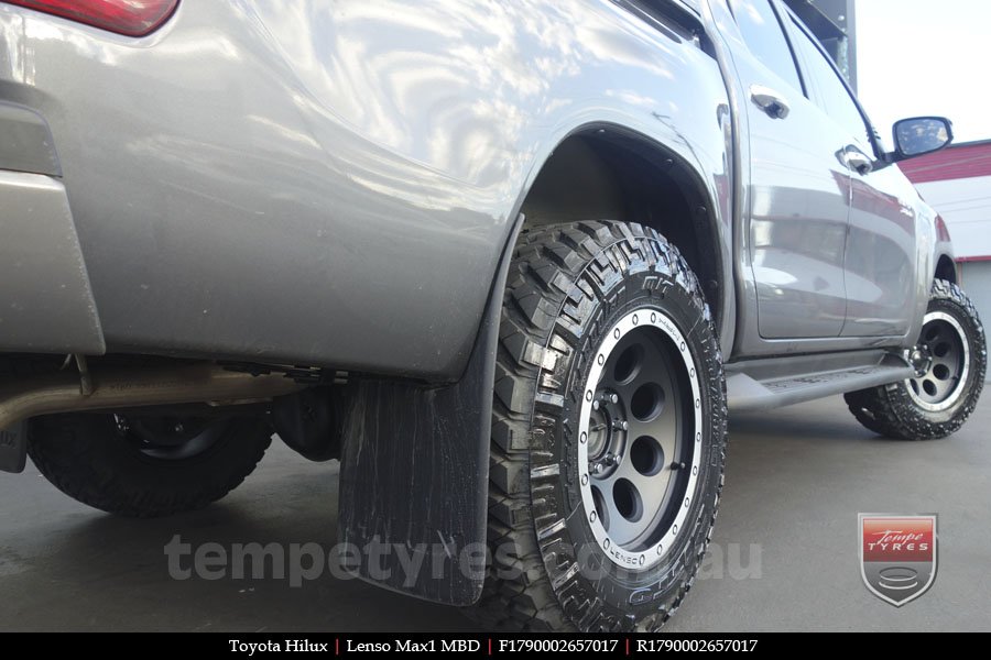 17x9.0 Lenso Max1 MBD on TOYOTA HILUX