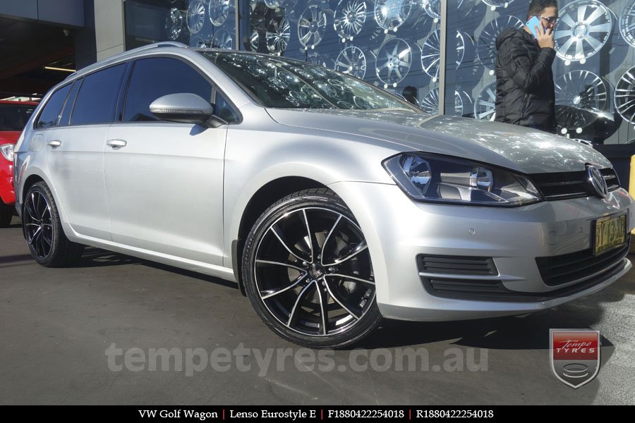 18x8.0 Lenso Eurostyle E ESE on VW GOLF