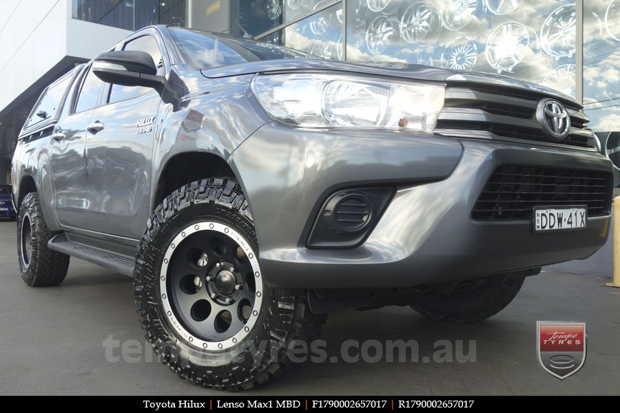 17x9.0 Lenso Max1 MBD on TOYOTA HILUX