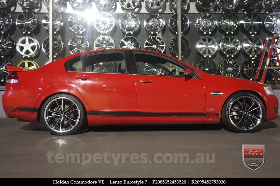 20x8.5 20x9.5 Lenso Eurostyle 7 ES7 on HOLDEN COMMODORE VE