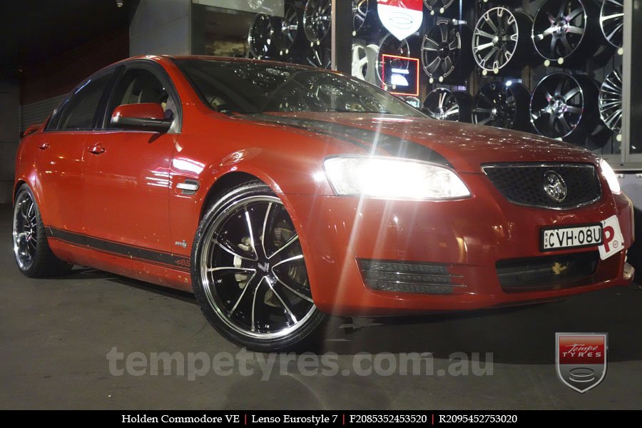 20x8.5 20x9.5 Lenso Eurostyle 7 ES7 on HOLDEN COMMODORE VE