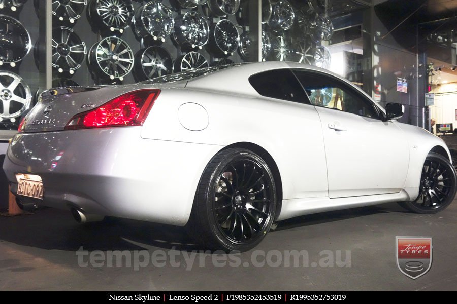 19x8.5 19x9.5 Lenso Speed 2 SP2 on NISSAN SKYLINE