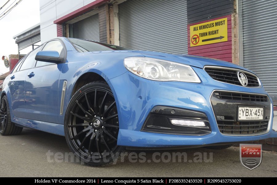 20x8.5 20x9.5 Lenso Conquista 5 SB CQ5 on HOLDEN COMMODORE VF