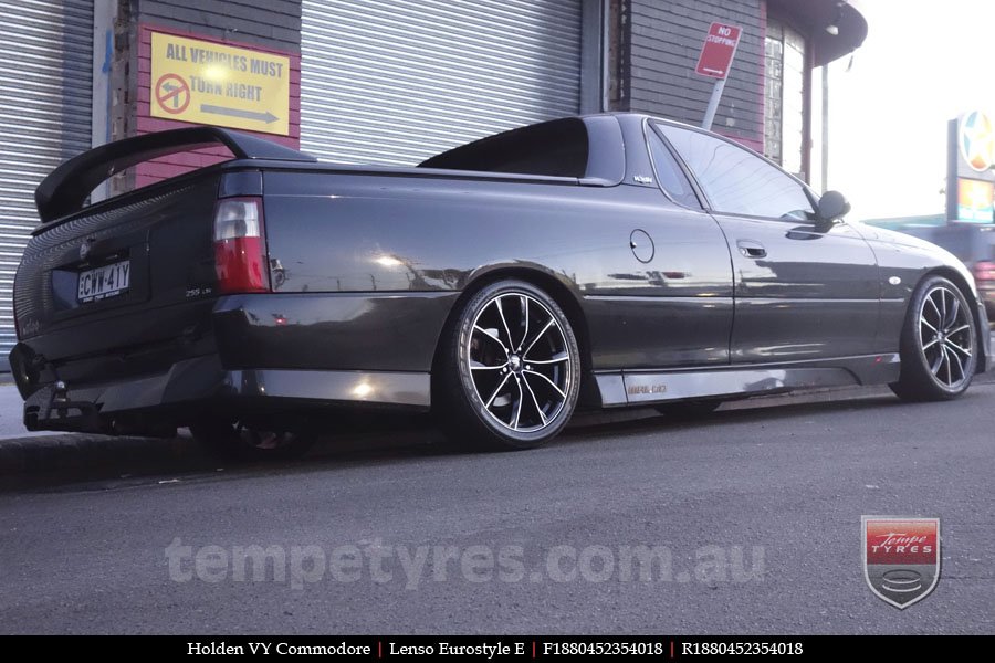 18x8.0 Lenso Eurostyle E ESE on HOLDEN COMMODORE VY