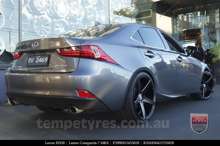 20x9.0 20x10.5 Lenso Conquista 7 MKS CQ7 on LEXUS IS