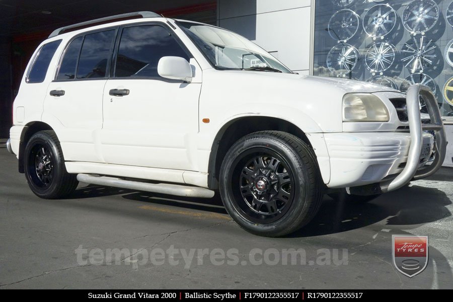 17x9.0 Ballistic Scythe on SUZUKI GRAND VITARA