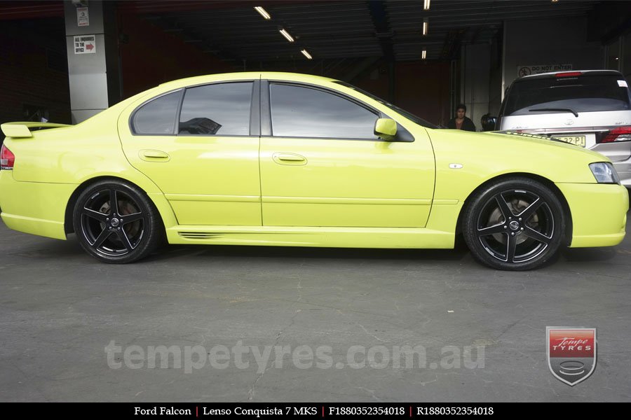 18x8.0 18x9.0 Lenso Conquista 7 MKS CQ7 on FORD FALCON