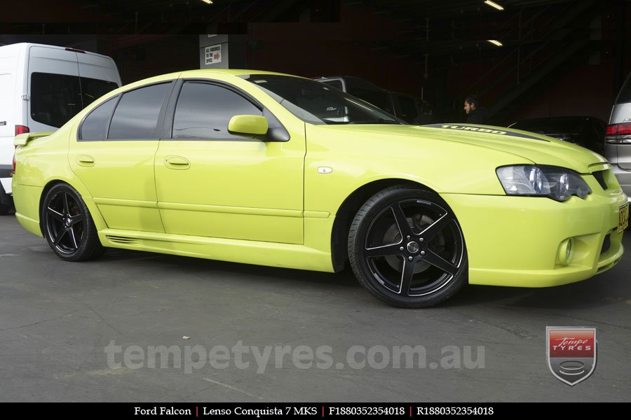 18x8.0 18x9.0 Lenso Conquista 7 MKS CQ7 on FORD FALCON