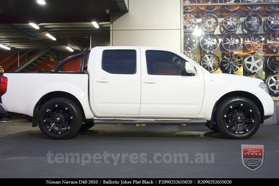 20x9.0 Ballistic Joker FB on NISSAN NAVARA D40 