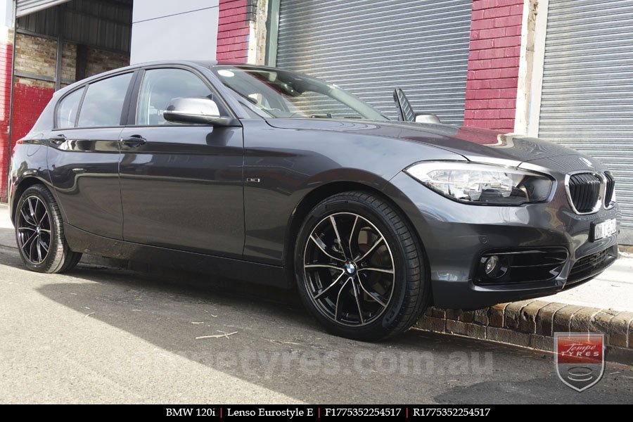 17x7.5 Lenso Eurostyle E ESE on BMW 1 SERIES