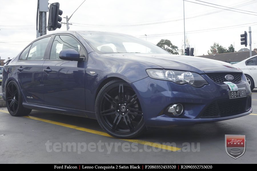 20x8.0 Lenso Conquista 2 SB CQ2 on FORD FALCON