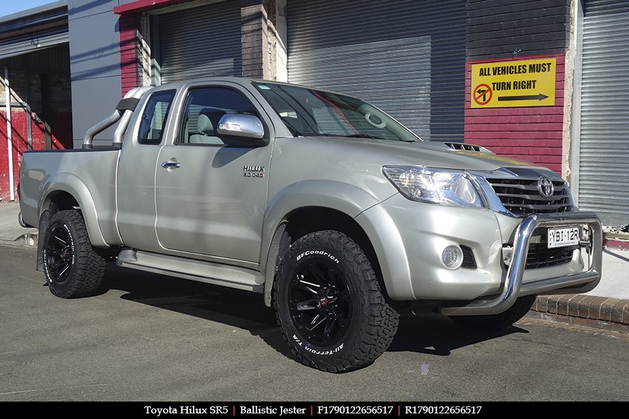 17x9.0 Ballistic Jester on TOYOTA HILUX SR5