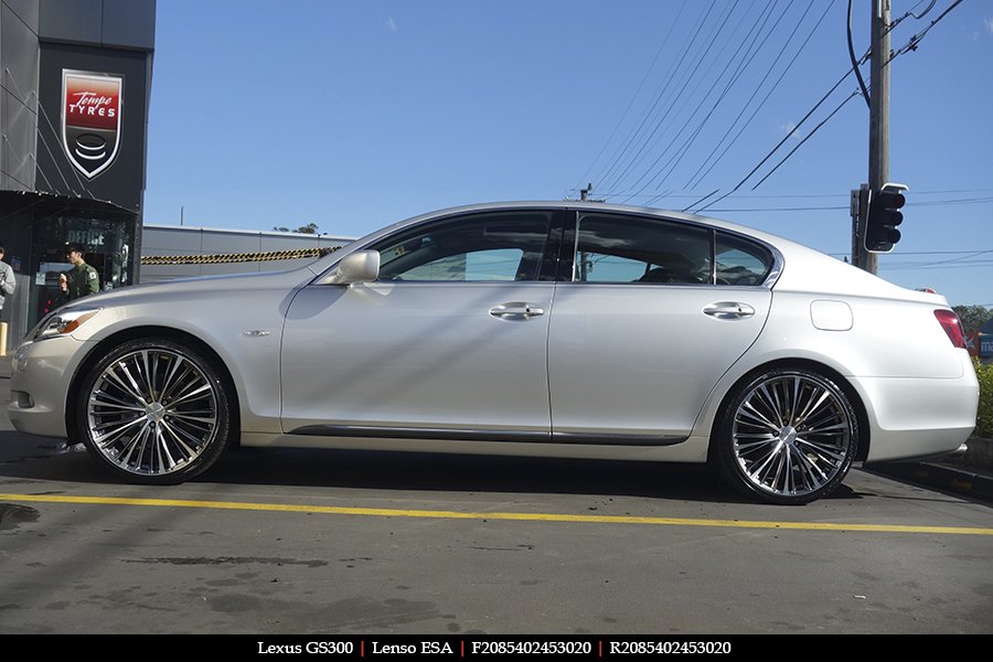 20X8.5 Lenso ESA on LEXUS GS