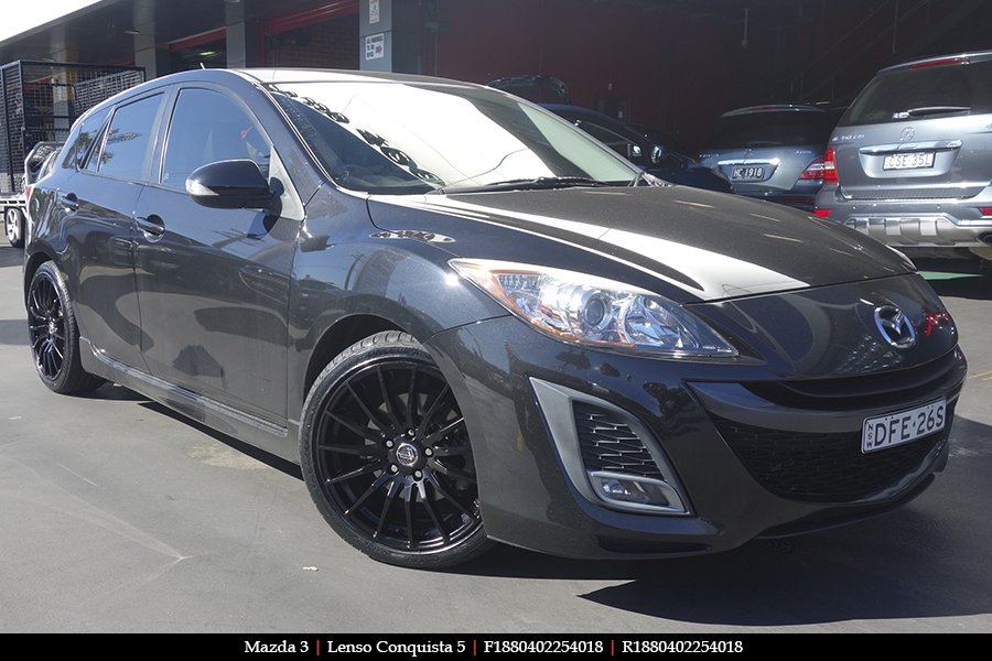 18x8.0 18x9.0 Lenso Conquista 5 SB CQ5 on MAZDA 3