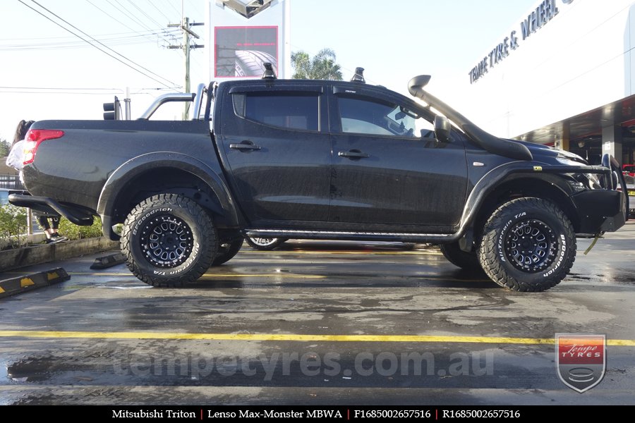 16x8.5 Lenso Max-Monster MBWA on MITSUBISHI TRITON