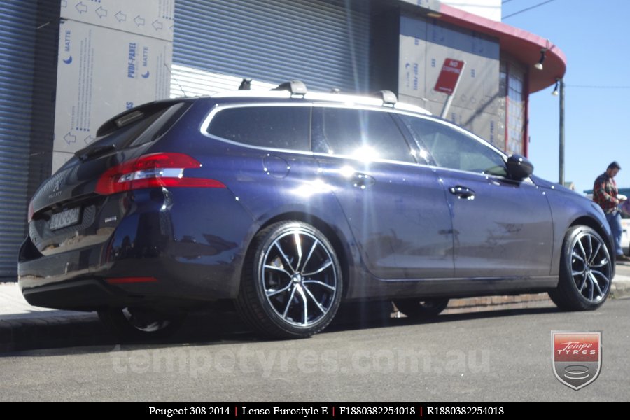 18x8.0 Lenso Eurostyle E ESE on PEUGEOT 308