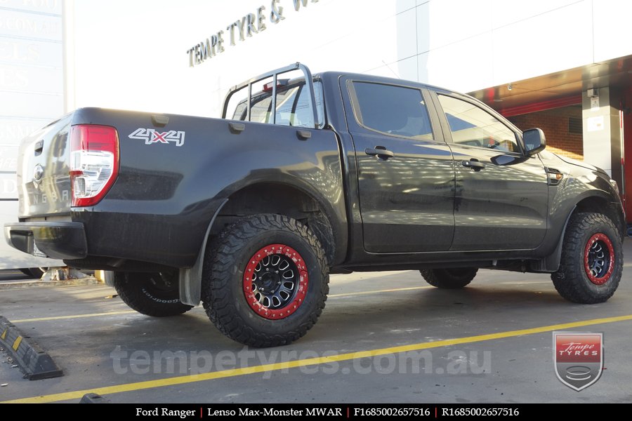 16x8.5 Lenso Max-Monster MWAR on FORD RANGER