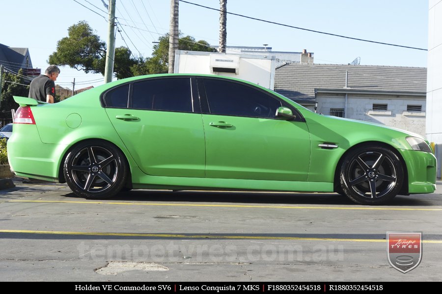 18x8.0 18x9.0 Lenso Conquista 7 MKS CQ7 on HOLDEN COMMODORE VE