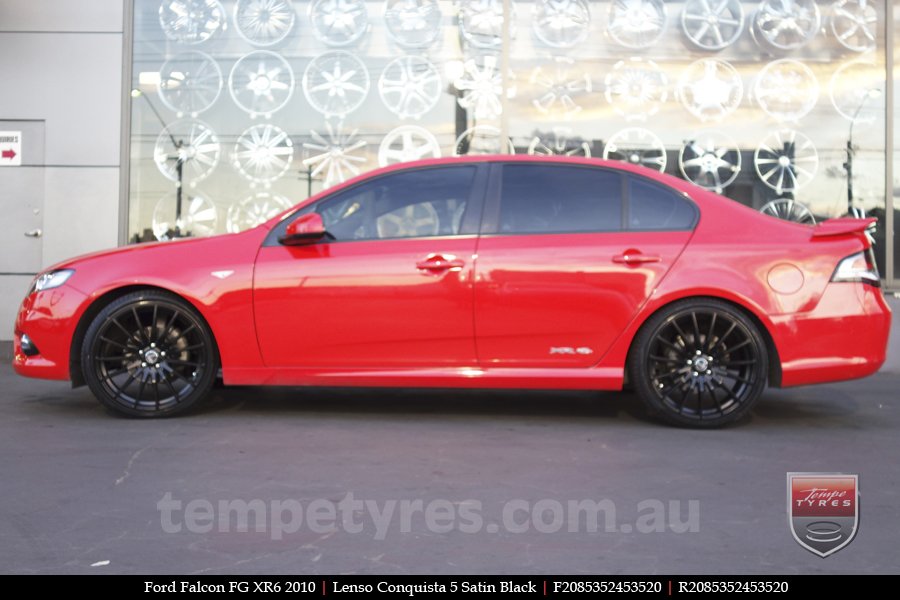 20x8.5 20x9.5 Lenso Conquista 5 SB CQ5 on FORD FALCON