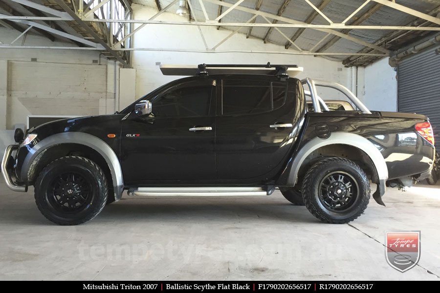 17x9.0 Ballistic Scythe on MITSUBISHI TRITON