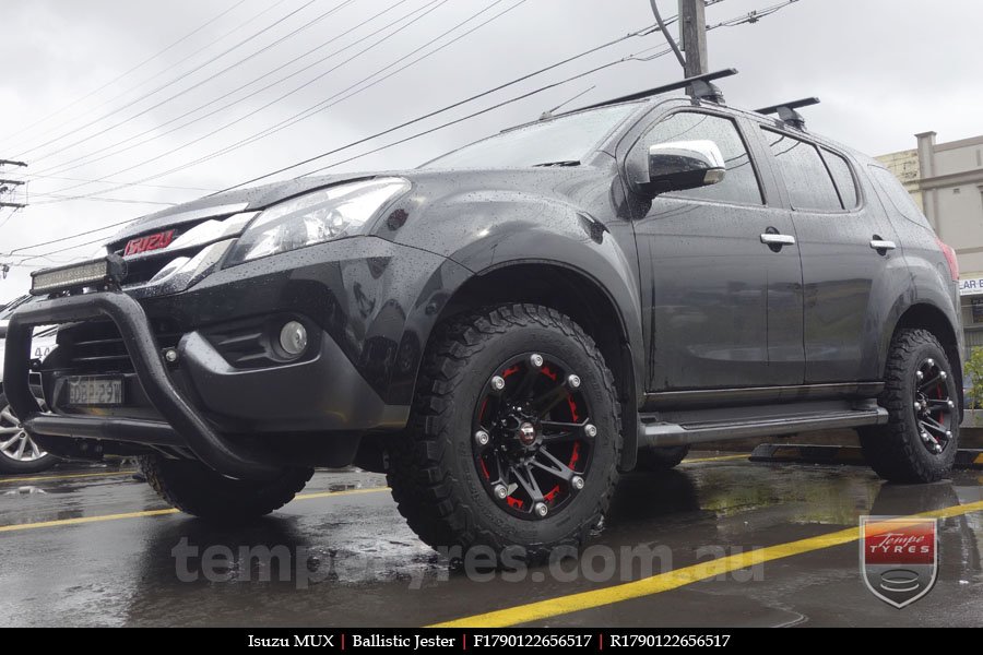 17x9.0 Ballistic Jester on ISUZU MU-X