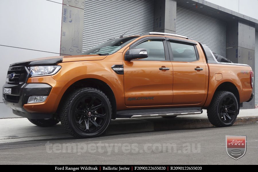 20x9.0 Ballistic Jester on FORD RANGER WILDTRAK