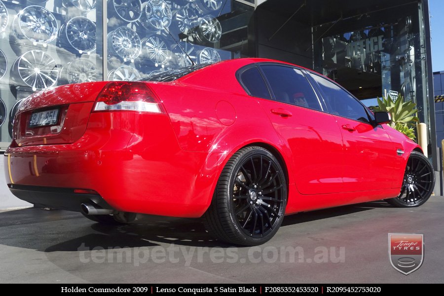 20x8.5 20x9.5 Lenso Conquista 5 SB CQ5 on HOLDEN COMMODORE 