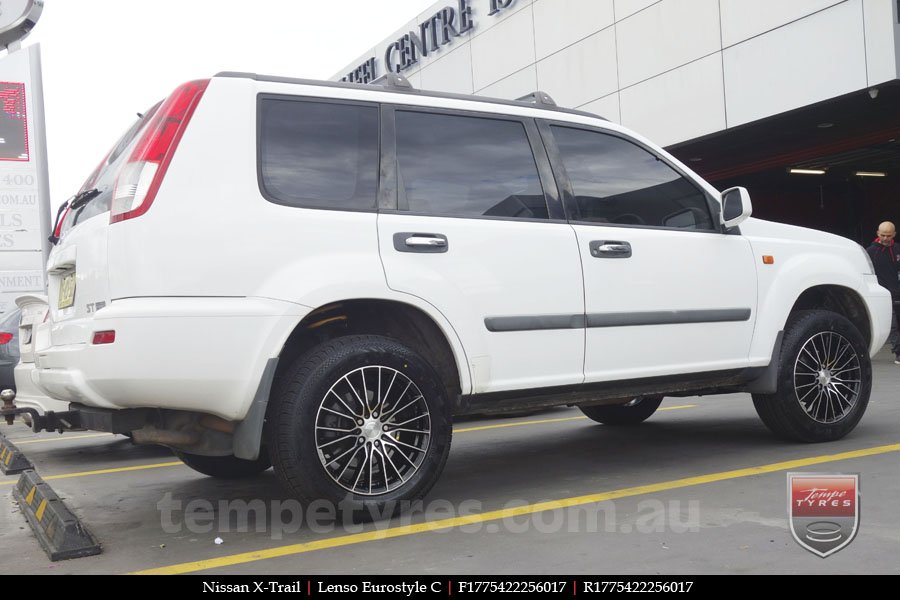 17x7.5 Lenso Eurostyle C ESC on NISSAN X-TRAIL