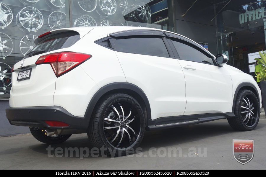 20x8.5 Akuza 847 Shadow on HONDA HRV