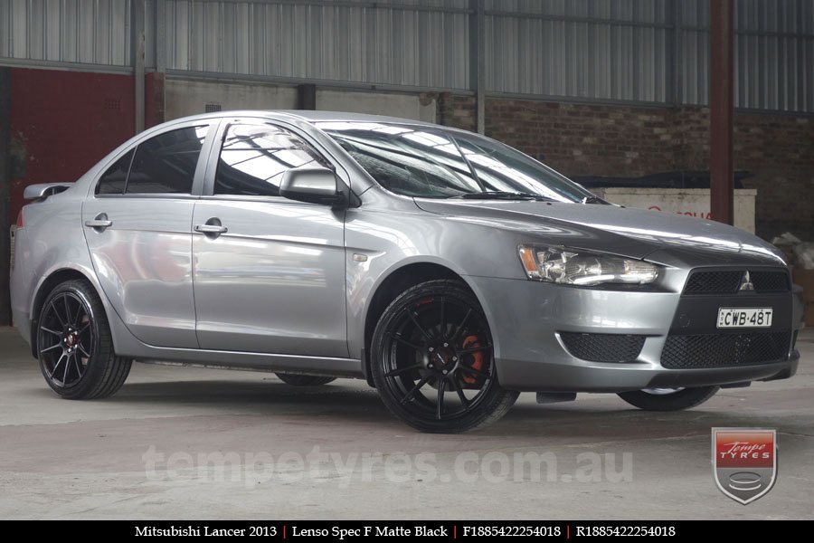 18x8.5 Lenso Spec F MB on MITSUBISHI LANCER