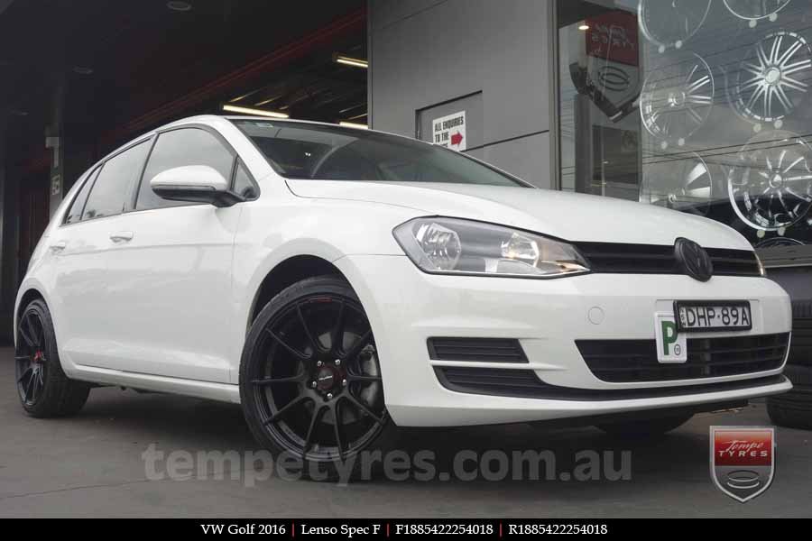18x8.5 Lenso Spec F MB on VW GOLF