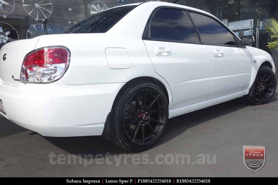 18x8.5 Lenso Spec F MB on SUBARU IMPREZA