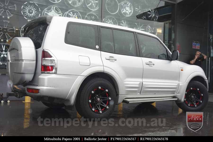 17x9.0 Ballistic Jester on MITSUBISHI PAJERO