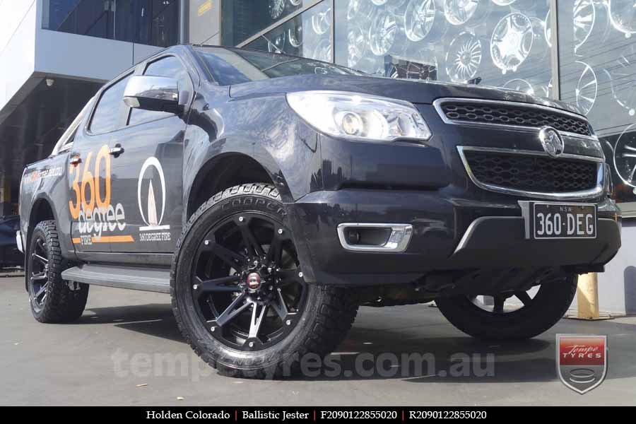 20x9.0 Ballistic Jester on HOLDEN COLORADO 