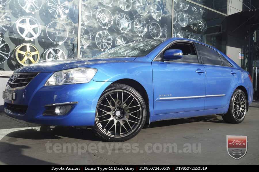 19x8.5 Lenso Type-M DG on TOYOTA AURION