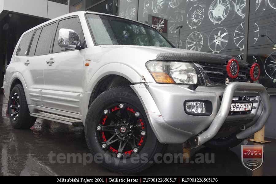 17x9.0 Ballistic Jester on MITSUBISHI PAJERO