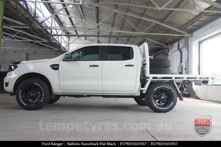 17x9.0 Ballistic Razorback on FORD RANGER