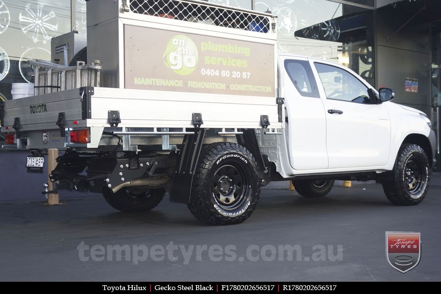 17x8.0 Ballistic BWL Steel on TOYOTA HILUX