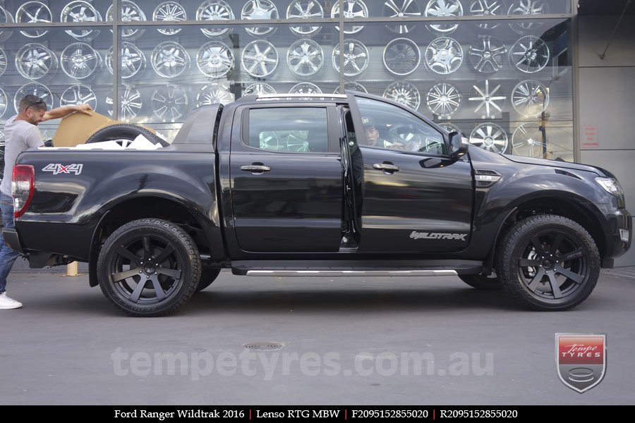 20x9.5 Lenso RTG MBW on FORD RANGER WILDTRAK