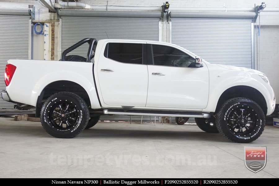 20x9.0 Ballistic Dagger BFM on NISSAN NAVARA NP300