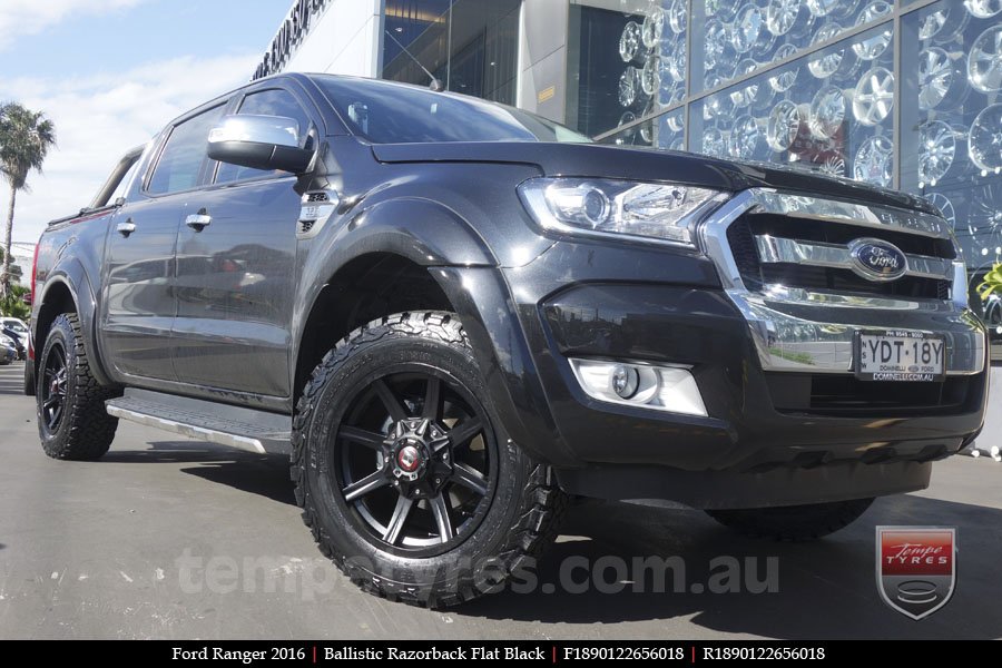 18x9.0 Ballistic Razorback on FORD RANGER