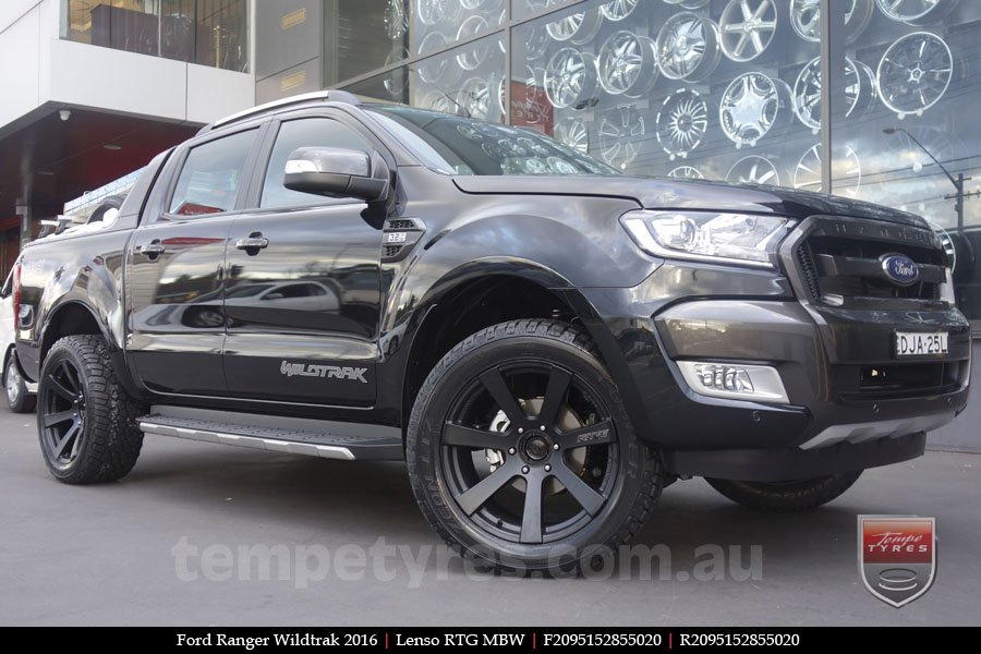 20x9.5 Lenso RTG MBW on FORD RANGER WILDTRAK