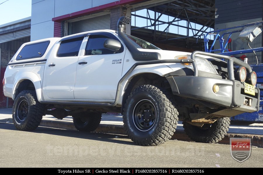 16x8.0 Ballistic BWL Steel on TOYOTA HILUX