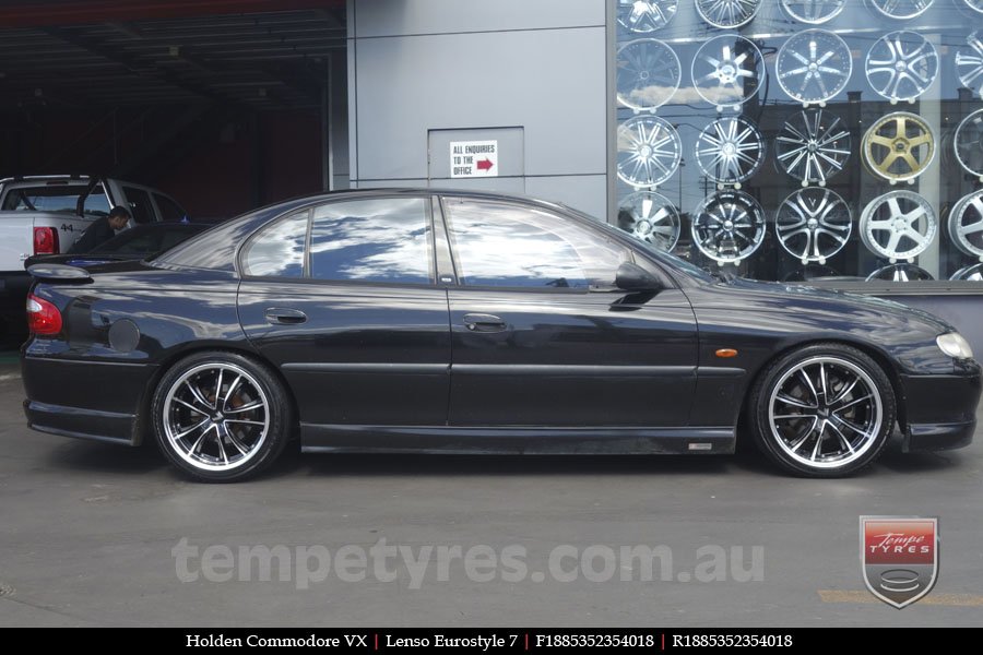18x8.5 Lenso Eurostyle 7 ES7 on HOLDEN COMMODORE
