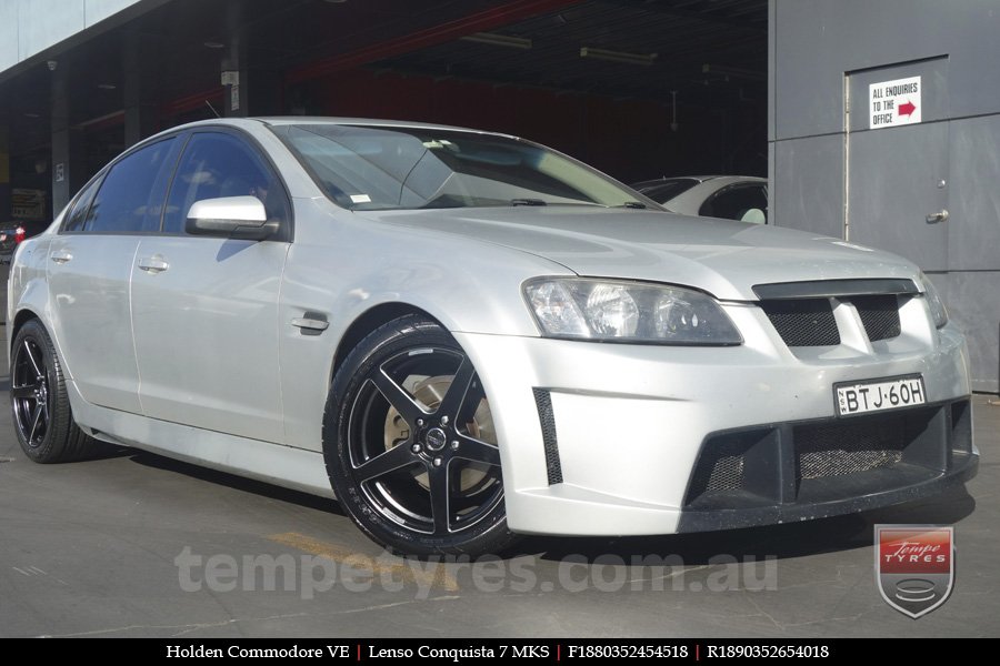 18x8.0 18x9.0 Lenso Conquista 7 MKS CQ7 on HOLDEN COMMODORE VE