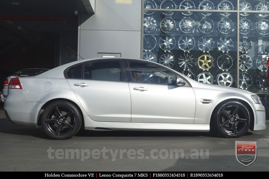 18x8.0 18x9.0 Lenso Conquista 7 MKS CQ7 on HOLDEN COMMODORE VE