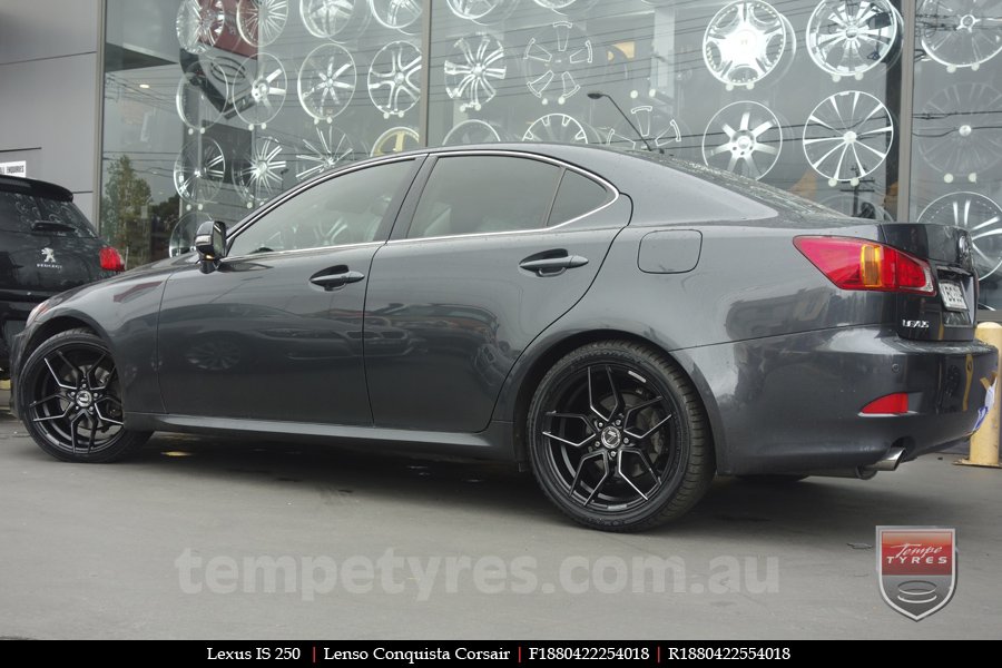 18x8.0 Lenso Conquista Corsair CQC on LEXUS IS